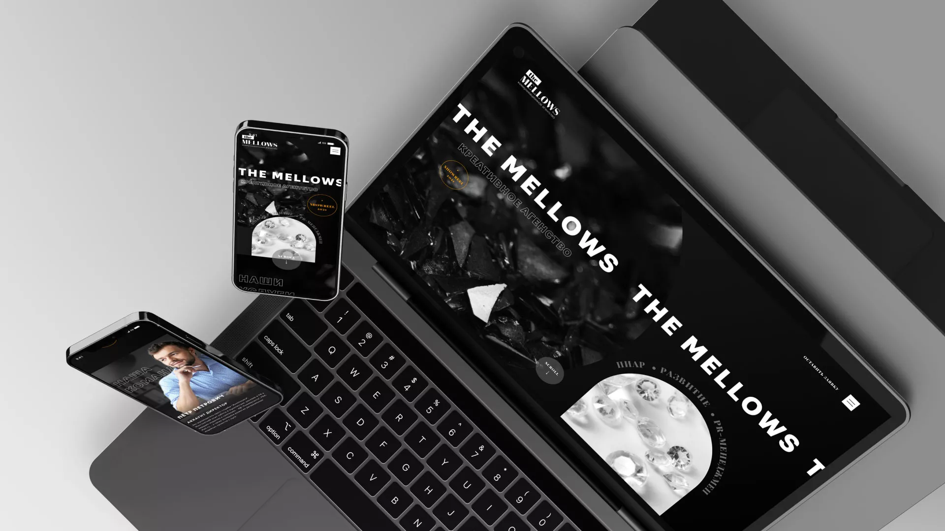 Разработка сайта креативного агентства «The Mellows» в Малоархангельске